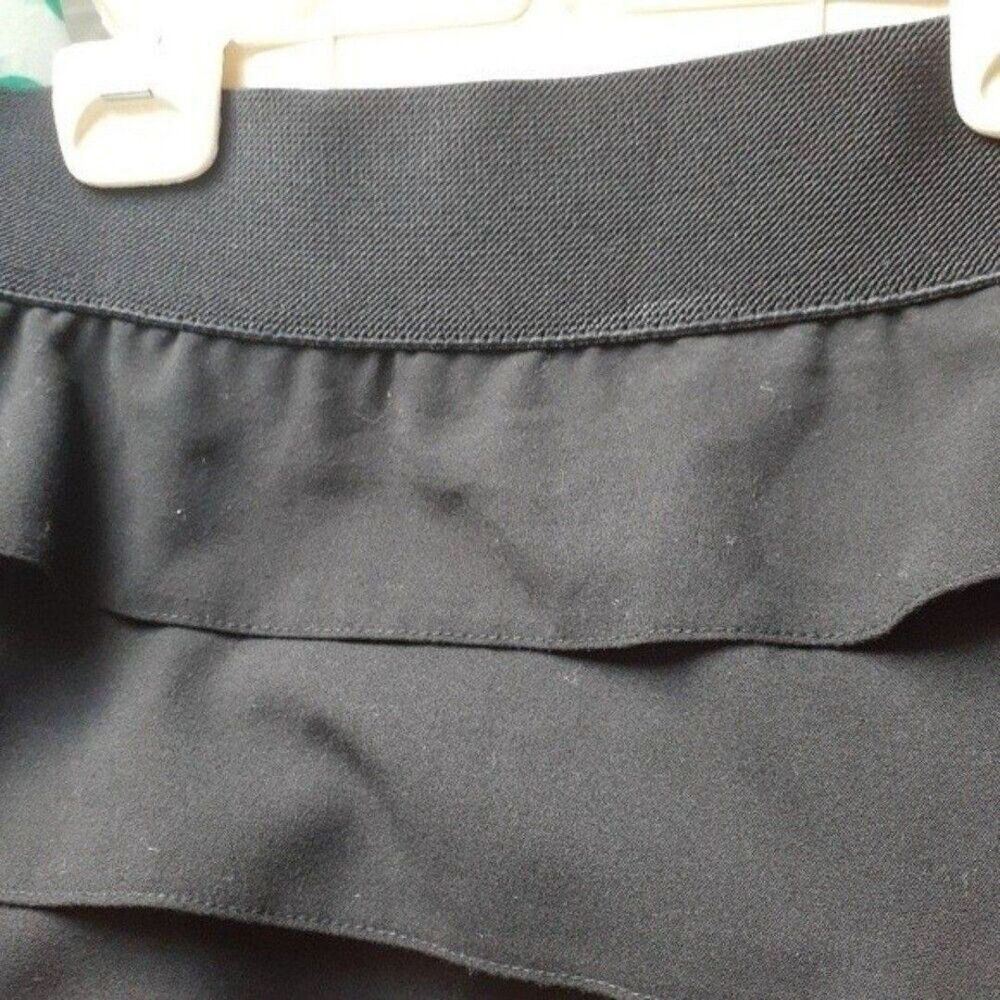 Alfani sexy black tiered mini skirt 6 - Picture 4 of 7